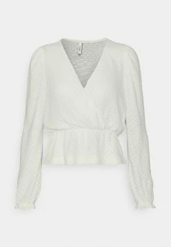 ONLY Petite ONLSTEFFIE V NECK - Jumper - Cloud Dancer -ONLY Petite store dee397429e8b46b9be050fd4d0ff5374