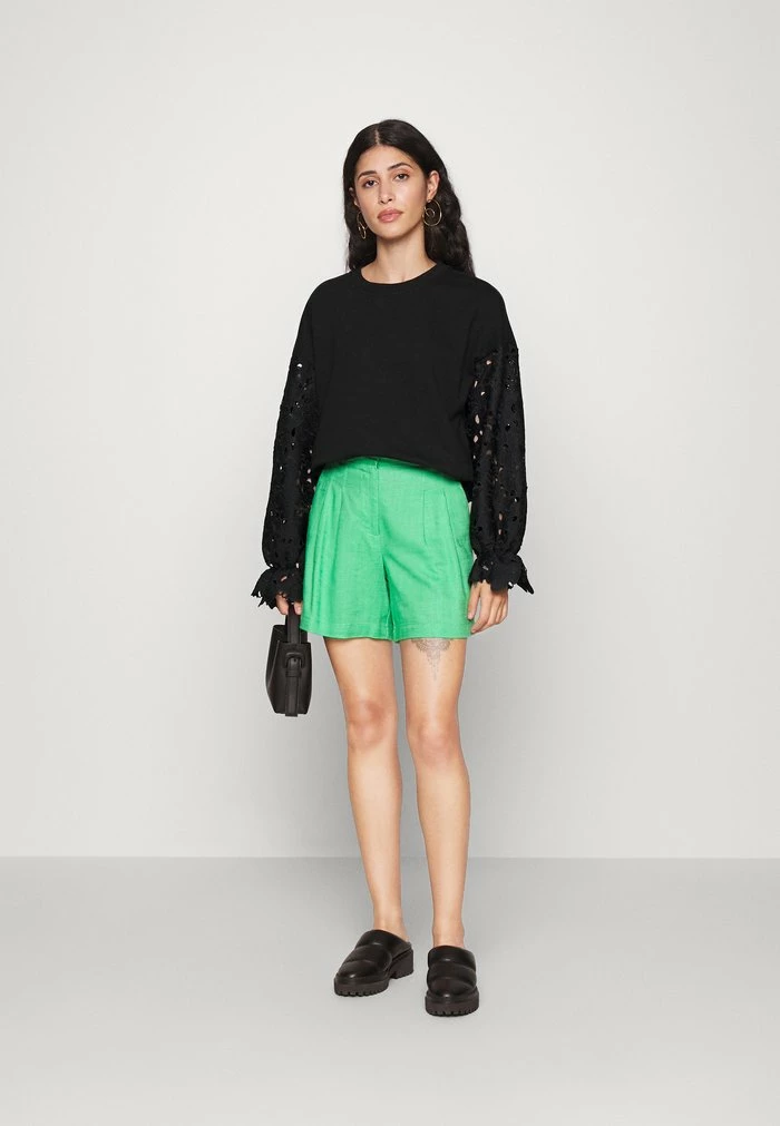 ONLY Petite ONLWANTED SLEEVE - Sweatshirt - Black 4 ONLY Petite ONLWANTED SLEEVE - Sweatshirt - Black - Image 2