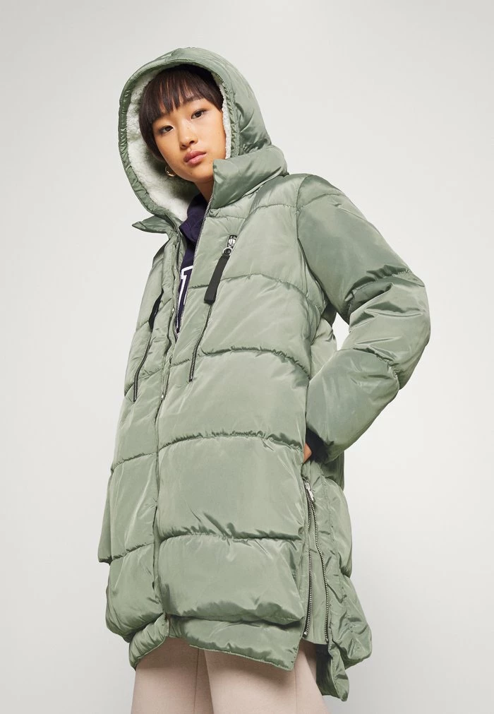 ONLY Petite ONLNORA LONG PUFFER COAT - Winter Coat - Sea Spray 6 ONLY Petite ONLNORA LONG PUFFER COAT - Winter Coat - Sea Spray - Image 4