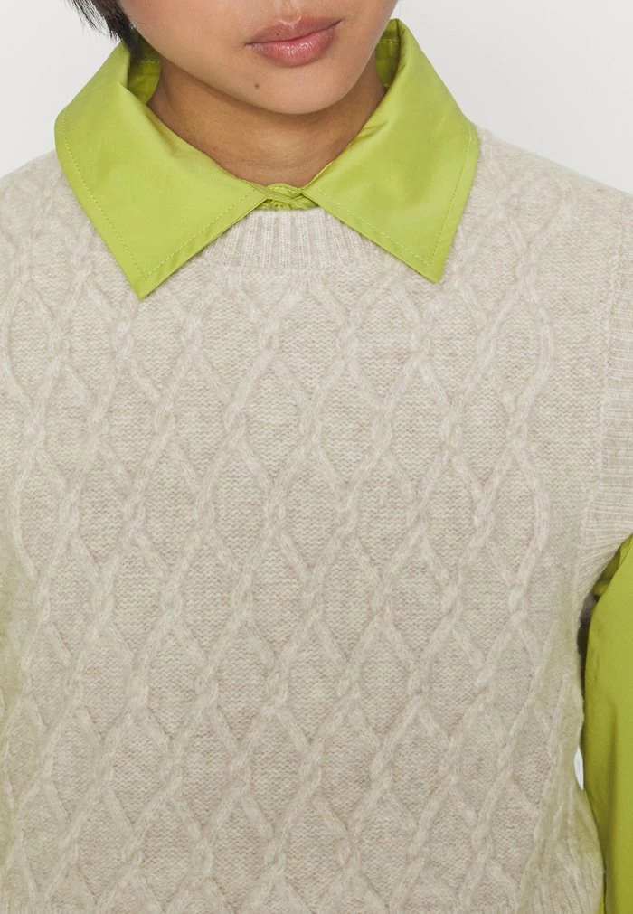 ONLY Petite ONLMACADAMIA - Jumper - Mottled Beige 7 ONLY Petite ONLMACADAMIA - Jumper - Mottled Beige - Image 5