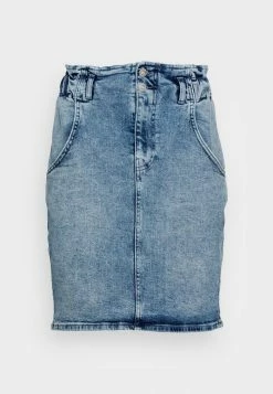 ONLY Petite ONLINC MILLIE ELAS WAISTBAND - Mini Skirt - Light Blue Denim 10 ONLY Petite ONLINC MILLIE ELAS WAISTBAND - Mini Skirt - Light Blue Denim -ONLY Petite store e0c3509262f046eab44720a13b898054