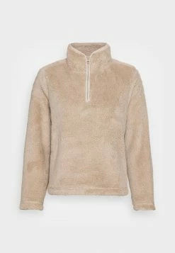 ONLY Petite ONLJINA HALF ZIP - Fleece Jumper - Pumice Stone -ONLY Petite store e0d67776a75149bc97cd830d12c1f63c