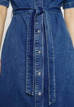 ONLY Petite ONLMIRIAM LIFE DRESS - Denim Dress - Medium Blue Denim -ONLY Petite store e0f0192112d043a5884af39c5830f338