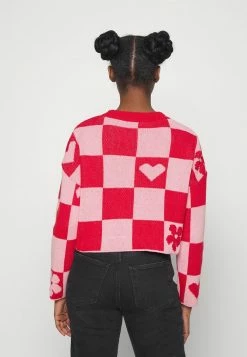 ONLY Petite ONLJIGGLY LIFE CROPPED - Jumper - Pink/red -ONLY Petite store e1110c1266a142e285a0993253eaa912