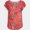 ONLY Petite ONLNOVA LIFE - Print T-shirt - Mineral Red Bright Tropical -ONLY Petite store e1eb8b478bc54c06b932a26054f4ef26