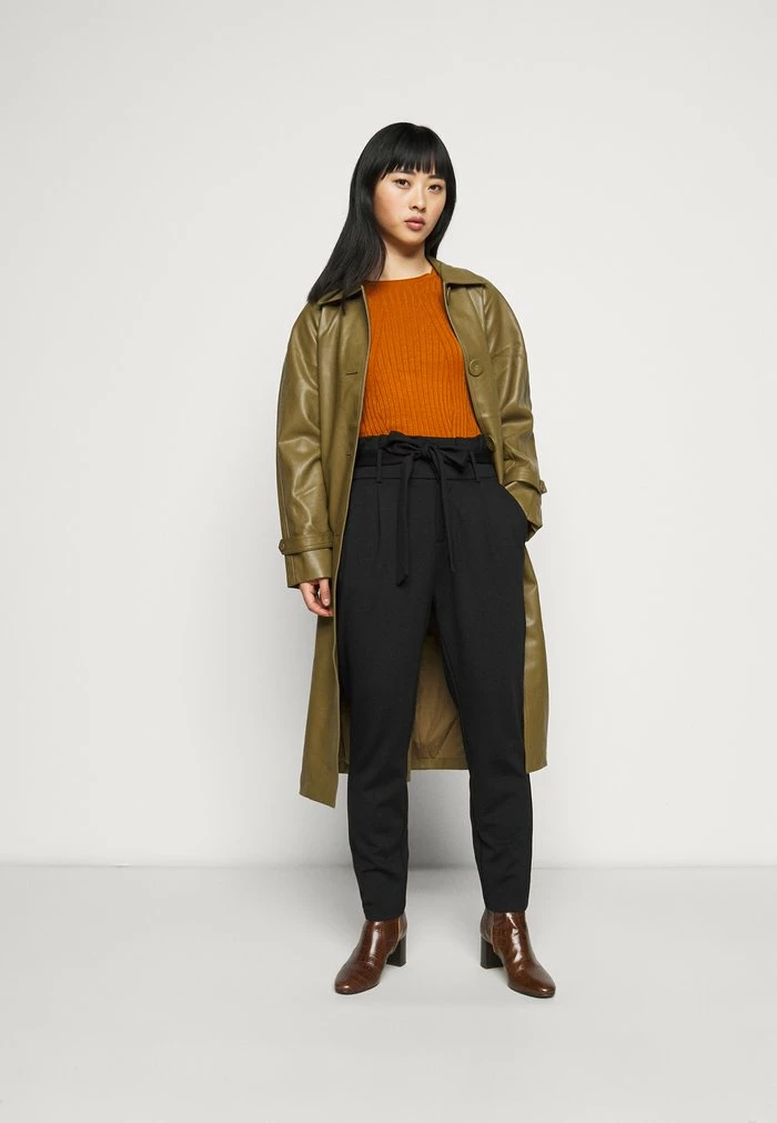 ONLY Petite ONLPOPTRASH LIFE YO EASY - Trousers - Black 4 ONLY Petite ONLPOPTRASH LIFE YO EASY - Trousers - Black - Image 2