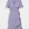 ONLY Petite ONLOLIVIA WRAP DRESS - Day Dress - Chinese Violet -ONLY Petite store e2bd2565a0724fa0b25d76ce5f9c4f43