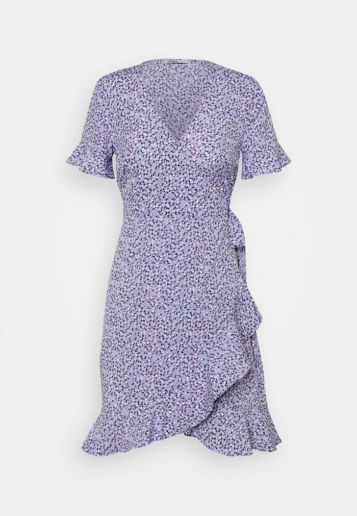 ONLY Petite ONLOLIVIA WRAP DRESS - Day Dress - Chinese Violet 3 ONLY Petite ONLOLIVIA WRAP DRESS - Day Dress - Chinese Violet