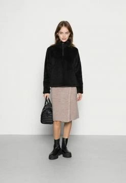 ONLY Petite ONLJINA HALF ZIP - Fleece Jumper - Black -ONLY Petite store e3540009e95c45e8b289977844ddb276