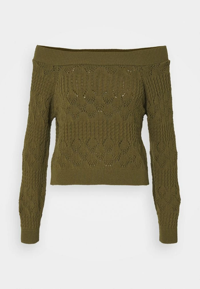ONLY Petite ONLVILDA LIFE OFFS PETIT - Jumper - Kalamata 3 ONLY Petite ONLVILDA LIFE OFFS PETIT - Jumper - Kalamata