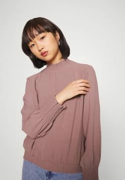 ONLY Petite ONLMETTE INGA HIGH NECKSMOCK - Blouse - Elderberry -ONLY Petite store e3c2e8babfe94530b00b5b0eefdaeb80