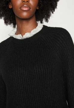 ONLY Petite ONLCIL HIGHNECK - Jumper - Black -ONLY Petite store e3fc7eaaf1be4e3b94751bffa6d72f33