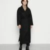 ONLY Petite ONLEMMA LONG WRAP COAT - Classic Coat - Black