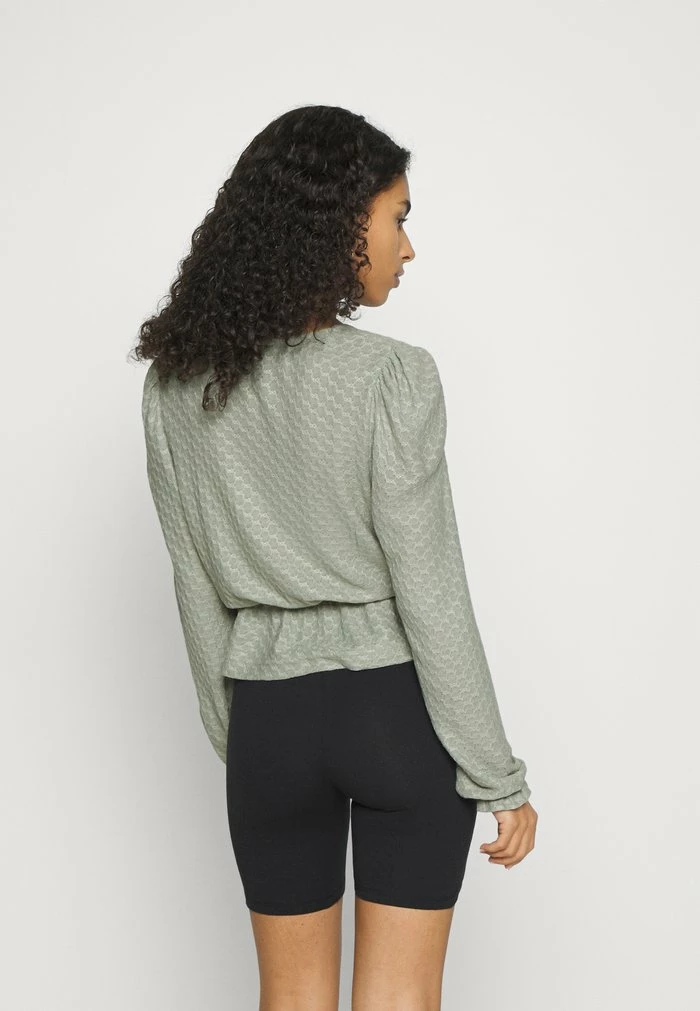 ONLY Petite ONLSTEFFIE V NECK - Jumper - Seagrass 5 ONLY Petite ONLSTEFFIE V NECK - Jumper - Seagrass - Image 3