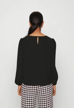 ONLY Petite ONLMETTE O NECK - Blouse - Black -ONLY Petite store e55787d5eea349938e37120edf561875