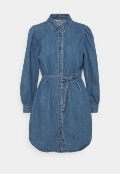 ONLY Petite ONLROCCO LIFE DRESS - Denim Dress - Medium Blue Denim -ONLY Petite store e6104f1eabde461d9ebfee2700ff4c6d