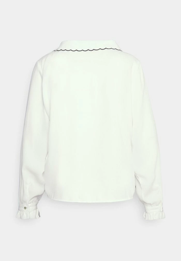ONLY Petite ONLGABRIELLA SCALLOP - Button-down Blouse - Cloud Dancer 4 ONLY Petite ONLGABRIELLA SCALLOP - Button-down Blouse - Cloud Dancer - Image 2