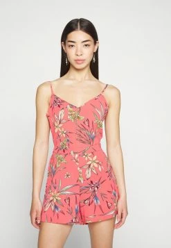 ONLY Petite ONLNOVA LUX MALIBU PLAYSUIT - Jumpsuit - Mineral Red Bright Tropical -ONLY Petite store e7c275016667437db8ea31bb4f55cb66