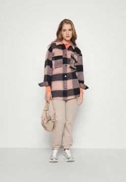 ONLY Petite ONLNEA DEMI BELT CHECK SHACKETPTT - Winter Jacket - Misty Rose -ONLY Petite store e7d59a4764e04b38b845d8d3297373bb