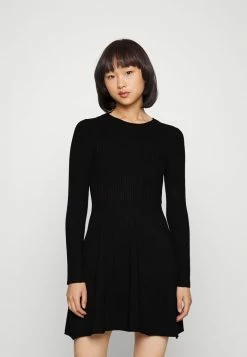 ONLY Petite ONLALMA NECK DRESS - Jumper Dress - Black