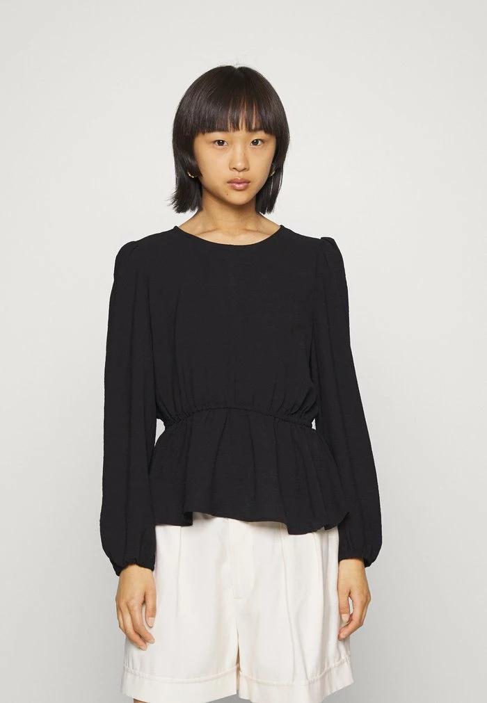 ONLY Petite ONLMETTE O NECK - Blouse - Black 3 ONLY Petite ONLMETTE O NECK - Blouse - Black