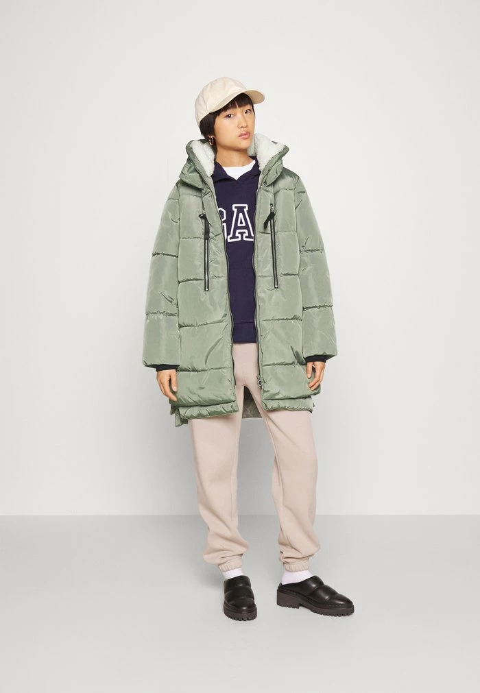 ONLY Petite ONLNORA LONG PUFFER COAT - Winter Coat - Sea Spray 4 ONLY Petite ONLNORA LONG PUFFER COAT - Winter Coat - Sea Spray - Image 2