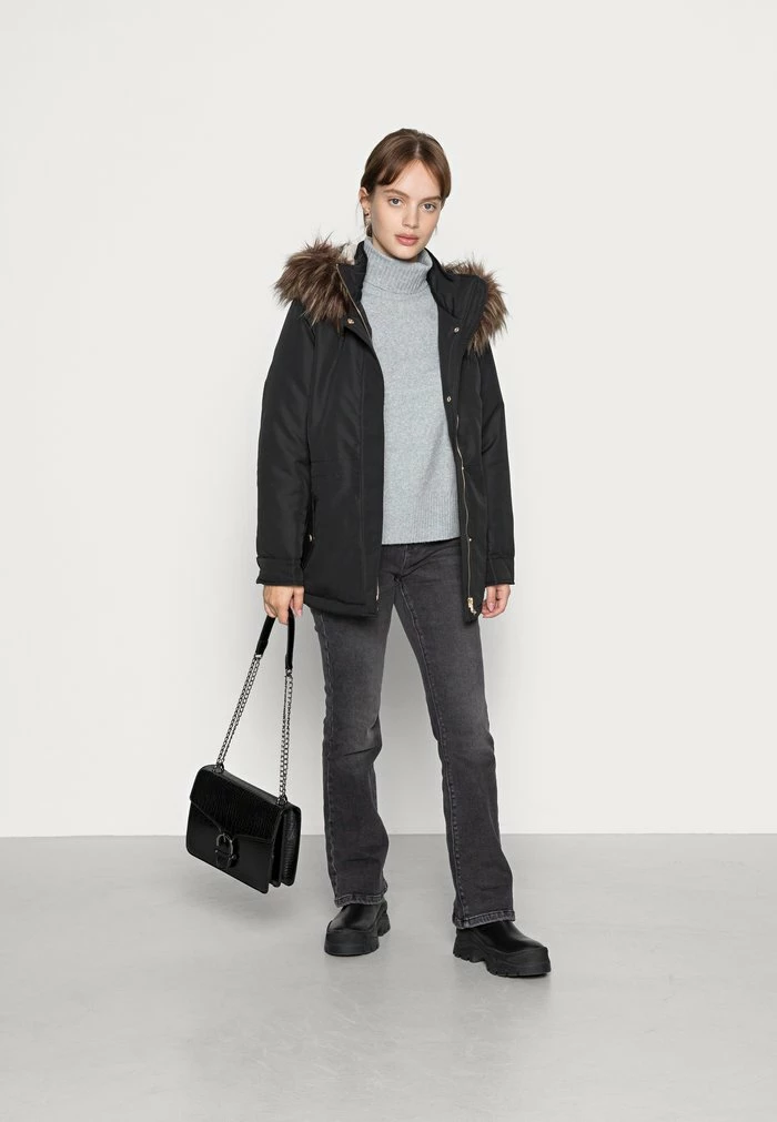 ONLY Petite ONLELSA COAT - Parka - Black 4 ONLY Petite ONLELSA COAT - Parka - Black - Image 2