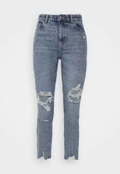 ONLY Petite ONLJAGGER MOM LUX RAW - Relaxed Fit Jeans - Light Blue Denim -ONLY Petite store ec70df1413814a54b826bbb73cb0c3ee