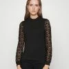 ONLY Petite ONLMILLE LILOL - Long Sleeved Top - Black -ONLY Petite store ecbe1d4f22674247b98968d4e40c634c