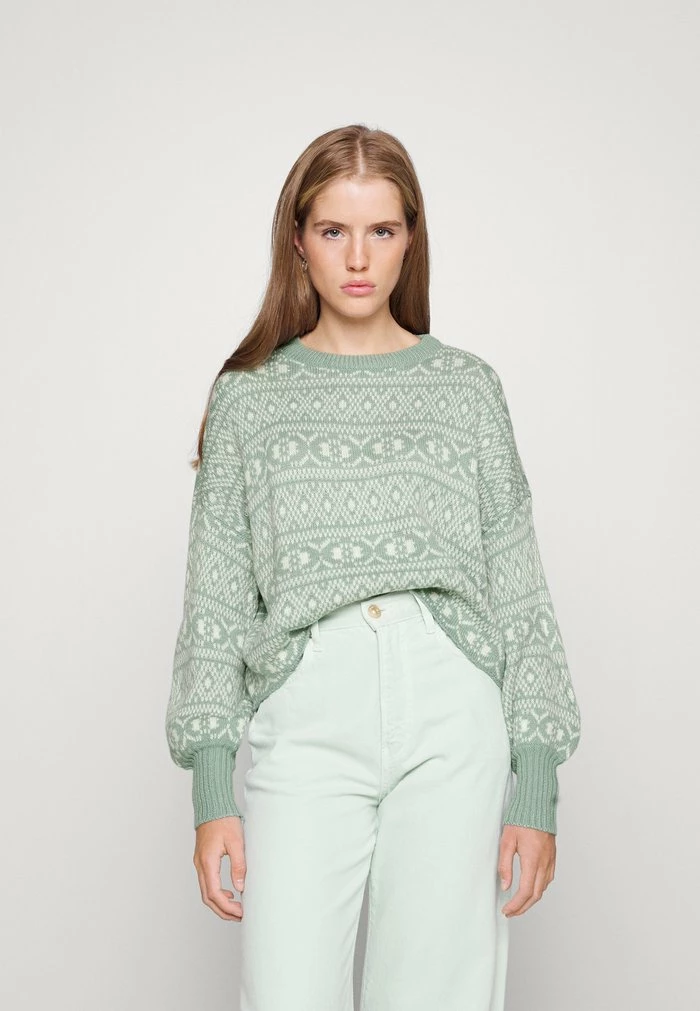 ONLY Petite ONLSIGRUN - Jumper - Blue/cloud Dancer 3 ONLY Petite ONLSIGRUN - Jumper - Blue/cloud Dancer