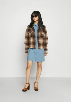 ONLY Petite ONLHONEY SHIRT DRESS - Jersey Dress - Light Blue -ONLY Petite store ee6235b4893b40ff8424b45e8f03e14b