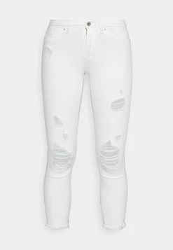 ONLY Petite ONLBLUSH LIFE MID RAW - Jeans Skinny Fit - White