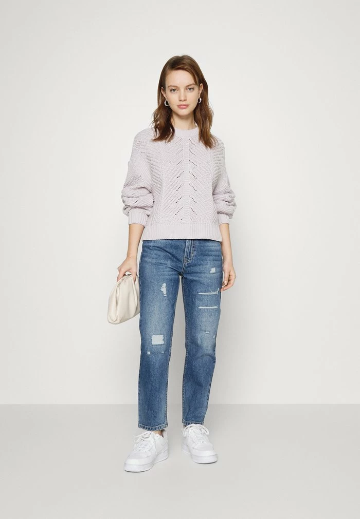 ONLY Petite ONLEMILY DEST - Relaxed Fit Jeans - Dark Medium Blue Denim 4 ONLY Petite ONLEMILY DEST - Relaxed Fit Jeans - Dark Medium Blue Denim - Image 2