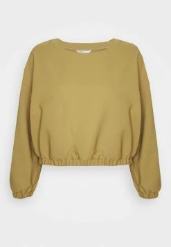 ONLY Petite ONMILEY CROP - Blouse - Antique Bronze -ONLY Petite store f262aa7060ed461192ce20167f81d2aa