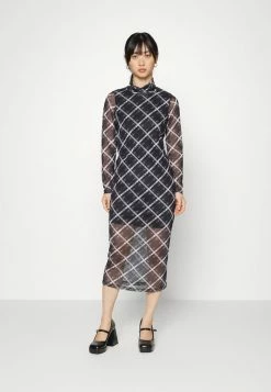 ONLY Petite ONLFLOW MIDI DRESS - Day Dress - Grey