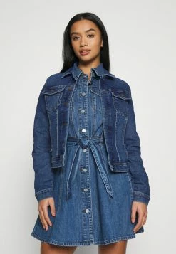 ONLY Petite ONLWESTA - Denim Jacket - Dark Blue Denim