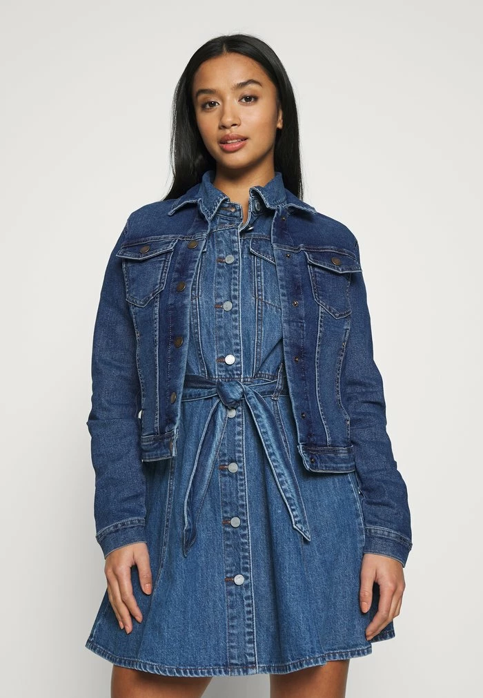 ONLY Petite ONLWESTA - Denim Jacket - Dark Blue Denim 3 ONLY Petite ONLWESTA - Denim Jacket - Dark Blue Denim