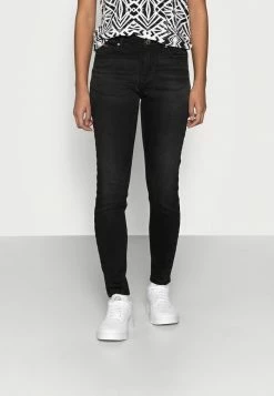 ONLY Petite ONLFCARMEN DECO STITCH - Jeans Skinny Fit - Grey Denim