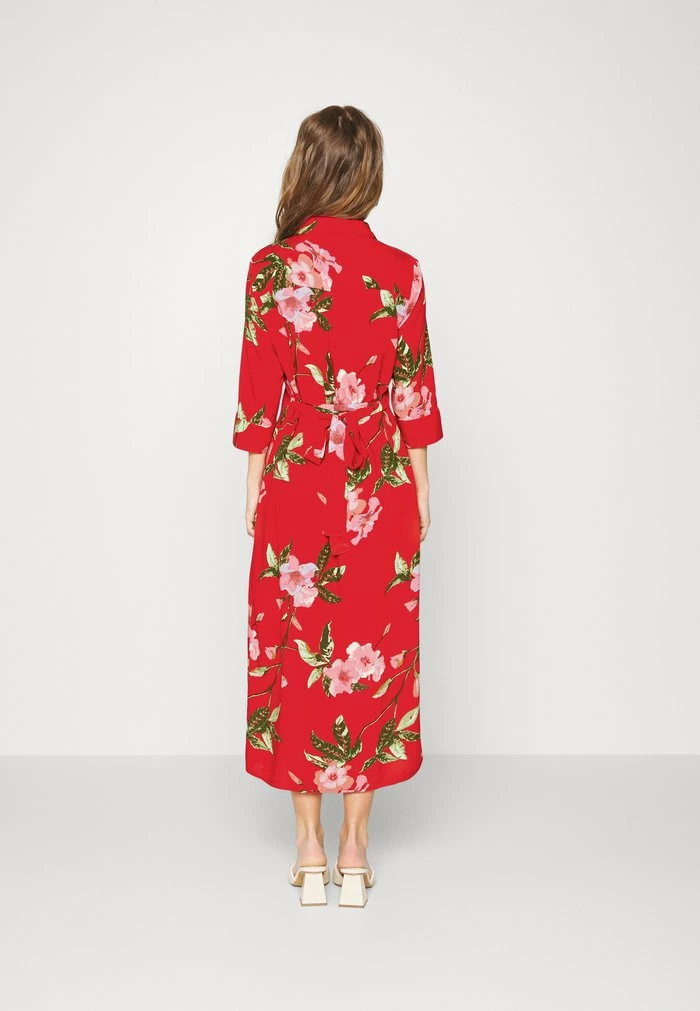 ONLY Petite ONLNOVA LIFE DRESS - Shirt Dress - Chinese Red 5 ONLY Petite ONLNOVA LIFE DRESS - Shirt Dress - Chinese Red - Image 3