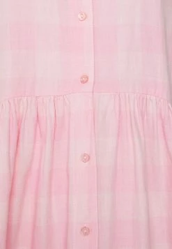 ONLY Petite ONLCHICAGO CHECK DRESS - Shirt Dress - Parfait Pink/pink -ONLY Petite store f7b60cc60a27477dbadee0d81b27f22e