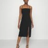 ONLY Petite ONLTORI ABBA SLIM SLIT DRESS - Cocktail Dress / Party Dress - Black -ONLY Petite store f872b855b37d4589a40db34b39560bc2