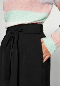 ONLY Petite ONLMETTE WIDE PANT - Trousers - Black -ONLY Petite store f955aadd384341f195541837d84deb9d