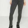 ONLY Petite ONLCORAL LIFE PETIT - Jeans Skinny Fit - Black Denim