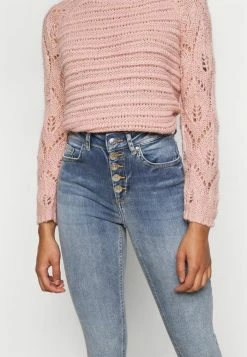 ONLY Petite ONLBLUSH BUTTON - Jeans Skinny Fit - Light Blue Denim -ONLY Petite store fa6886f236394657a9c63d593f2e4906