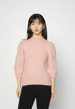 ONLY Petite ONLSUSSIE HIGHN PULL PETIT - Jumper - Silver Pink