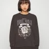 ONLY Petite ONLLUCINDA LIFE - Sweatshirt - Black -ONLY Petite store faf82be4487f4150b94fc630bc5e4ffd