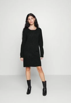 ONLY Petite ONLRICA - Jumper Dress - Black Melange -ONLY Petite store fb0823d0d4914dc788bea40a8797f74a