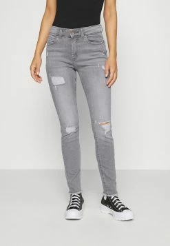 ONLY Petite ONLBLUSH LIFE MID RAW - Jeans Skinny Fit - Grey Denim