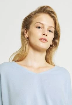 ONLY Petite ONLAMALIA V NECK - Jumper - Cashmere Blue -ONLY Petite store fbcecb54433b4170a067947e1bb790f7