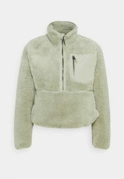 ONLY Petite ONLDALINA ZIP TEDDY - Sweatshirt - Desert Sage -ONLY Petite store fbdf7f5c68854d5c9d896f435fb94b26